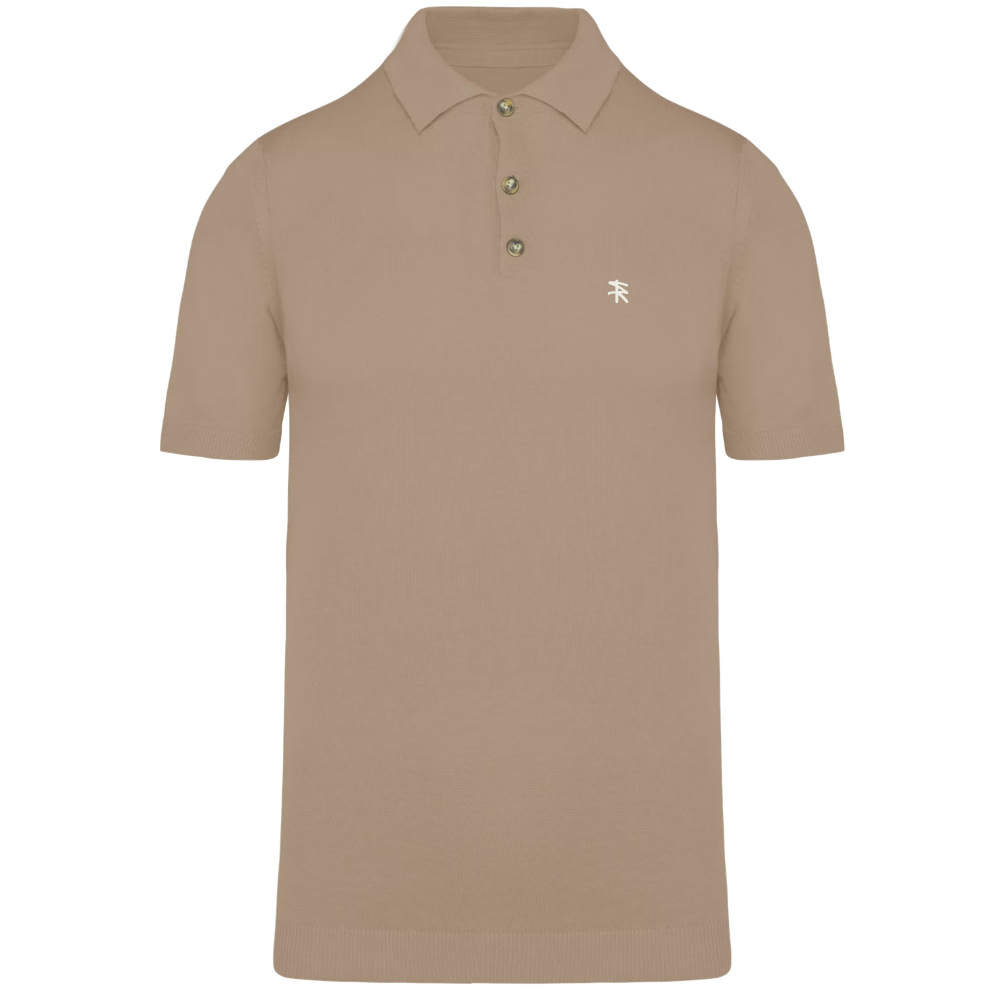 Knitwear Polo - Wet Sand