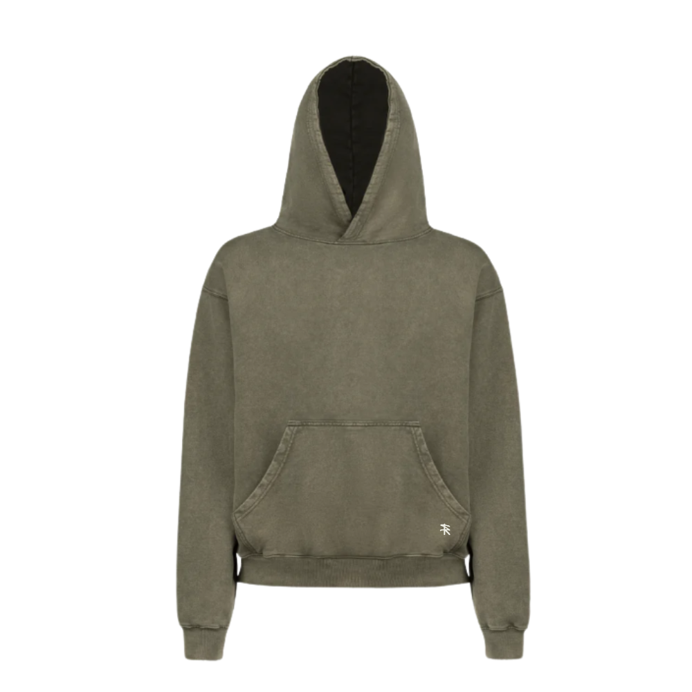 Oversized hoodie - Olive Green