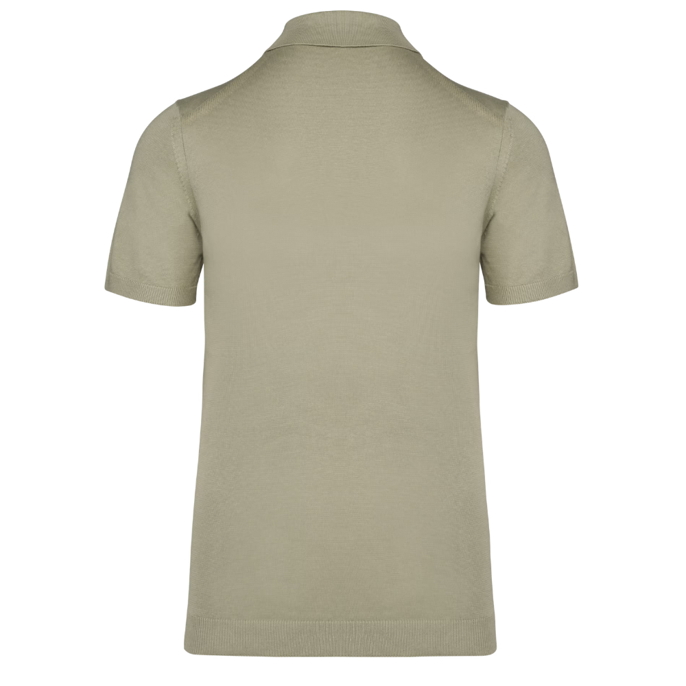 Knitwear Polo - Olive Green