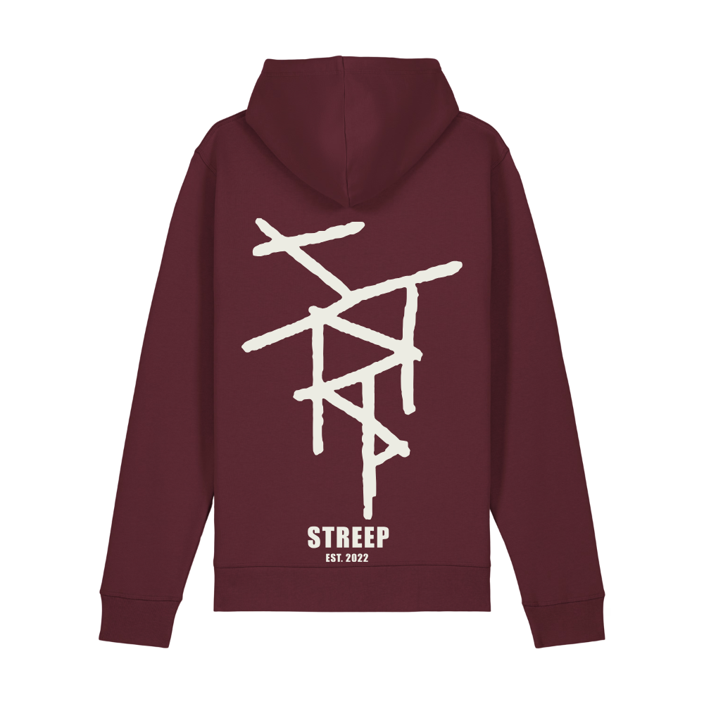 THE ESSENTIAL HOODIE - 2025 — Wine Red